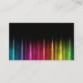 Visitekaartje van wolregenboogverlichting (Achterkant)