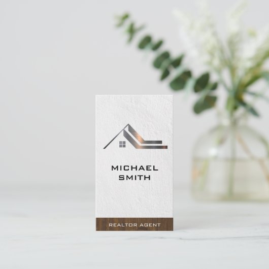 Visitekaartje van woudhout voor huishoudelijk gebr (Staand voorkant)