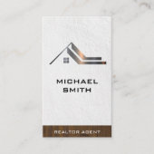 Visitekaartje van woudhout voor huishoudelijk gebr (Voorkant)