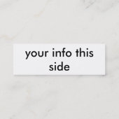 visitekaartje van zand en zee mermaid skinny (Achterkant)