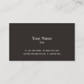 Visitekaartje van Zee van de schildpad (Achterkant)