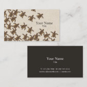 Visitekaartje van Zee van de schildpad (Voorkant / Achterkant)