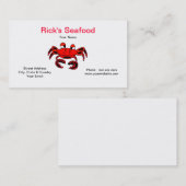 Visitekaartje van zeehonden (Voorkant / Achterkant)