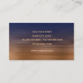 Visitekaartje van zeemacht en koperstreep (Achterkant)