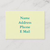 Visitekaartje van zeeschelpen (Achterkant)