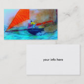 visitekaartje van zeilschoeners (Voorkant / Achterkant)