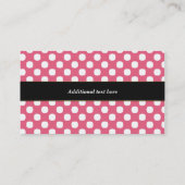 Visitekaartje van zoete pookadoeken en cupcake (Achterkant)