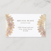 visitekaartje van zonnebloempitten (Achterkant)