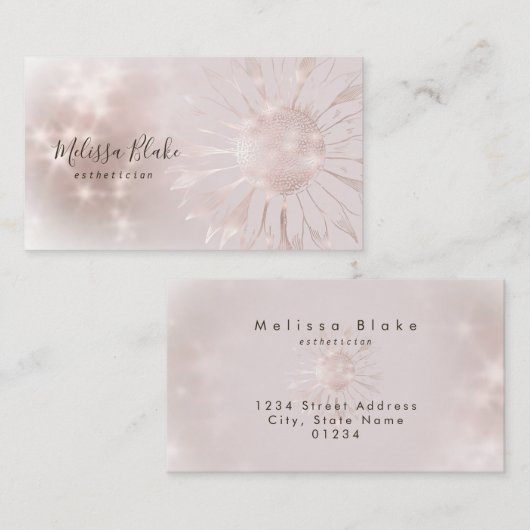 visitekaartje van zonnebloempitten (Voorkant / Achterkant)