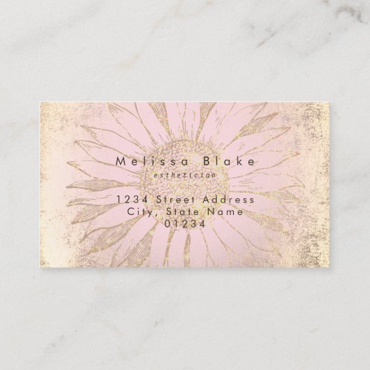 visitekaartje van zonnebloempitten (Achterkant)