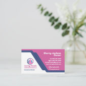 Visitekaartje van zorgverlenersservice (Staand voorkant)