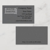 Visitekaartje van Zuid-Dakota (Voorkant / Achterkant)