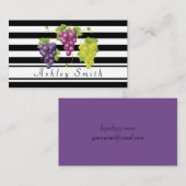 Visitekaartje van zwarte en witte staven (Voorkant / Achterkant)