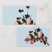 Visitekaartje van zwarte papies (Voorkant / Achterkant)