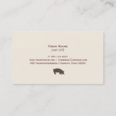 Visitekaartje Varkens (Achterkant)