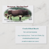 Visitekaartje vee - pas uw foto aan en voeg deze t (Voorkant / Achterkant)