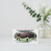 Visitekaartje vee - pas uw foto aan en voeg deze t (Staand voorkant)