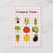 Visitekaartje Veggie Lover (Achterkant)