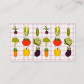 Visitekaartje Veggie Lover (Achterkant)