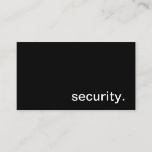 Visitekaartje veiligheid
