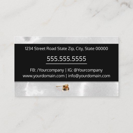 Visitekaartje Veilingdiensten (Achterkant)