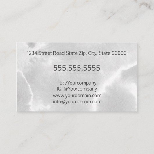 Visitekaartje Veilingdiensten (Achterkant)