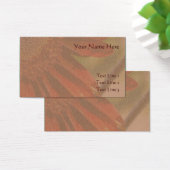 Visitekaartje verbrand Oranje zonnebloempitten (Bureau)