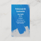 Visitekaartje Verf en papier (Achterkant)