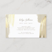 Visitekaartje Verf penseelstreken (Achterkant)