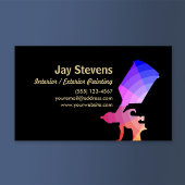 Visitekaartje Verf verf verstuiver