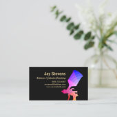 Visitekaartje Verf verf verstuiver (Staand voorkant)