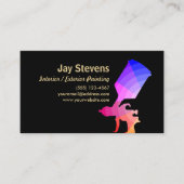 Visitekaartje Verf verf verstuiver (Voorkant)