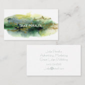 Visitekaartje Verf waterverf (Voorkant / Achterkant)