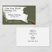 Visitekaartje verfcontractant (Voorkant / Achterkant)