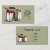 Visitekaartje verfcontractant (Voorkant / Achterkant)