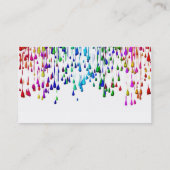 Visitekaartje Verfdruppels (Achterkant)