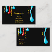 Visitekaartje Verfrituurschijven (Voorkant / Achterkant)