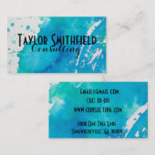 visitekaartje verfsplaat (Voorkant / Achterkant)