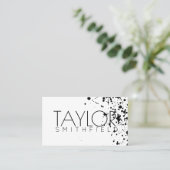 visitekaartje verfsplaat (Staand voorkant)