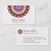 Visitekaartje Verkeer Mandala | Herfst (Voorkant / Achterkant)