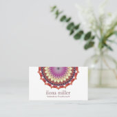 Visitekaartje Verkeer Mandala | Herfst (Staand voorkant)