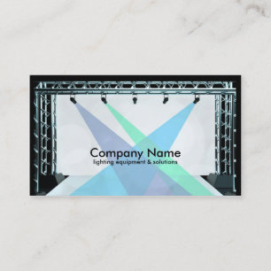 Visitekaartje verlichtingsapparatuur en -oplossing
