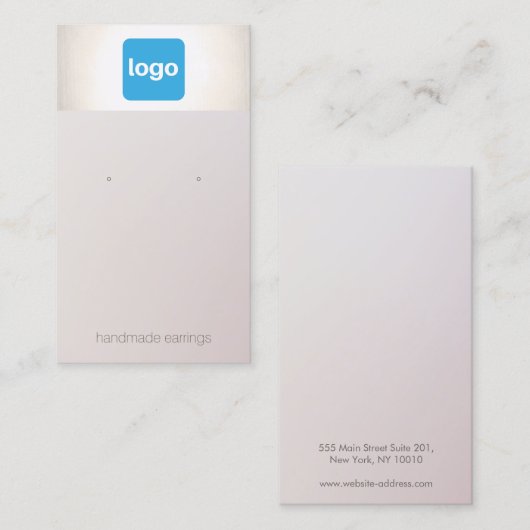 Visitekaartje Verouderde weergavehouder Logo toevo (Voorkant / Achterkant)