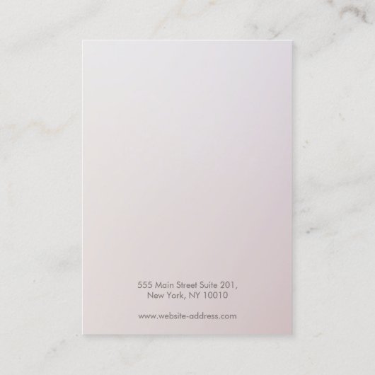 Visitekaartje Verouderde weergavehouder Logo toevo (Achterkant)