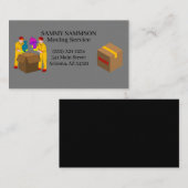 Visitekaartje Verplaatsen van service (Voorkant / Achterkant)