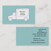 Visitekaartje Verplaatsend bedrijf (Voorkant / Achterkant)