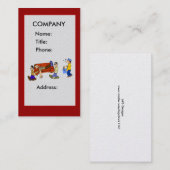 Visitekaartje Verplaatsend bedrijf (Voorkant / Achterkant)