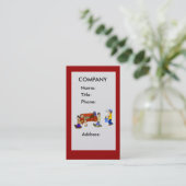 Visitekaartje Verplaatsend bedrijf (Staand voorkant)