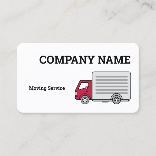 Visitekaartje Verplaatsend bedrijf (Voorkant)
