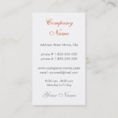 Visitekaartje vers fruit (Achterkant)